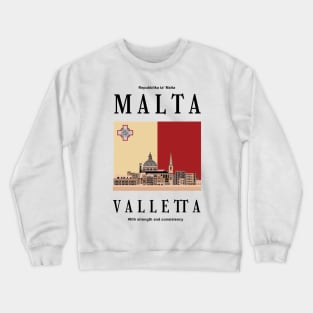 make a journey to Malta Crewneck Sweatshirt